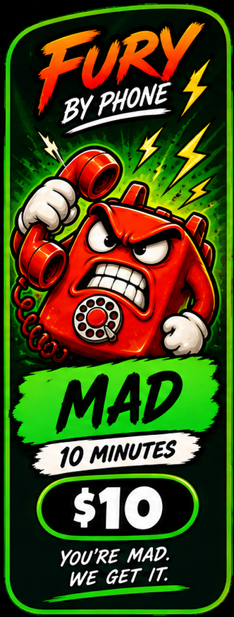 Mad — 10 minutes, $10